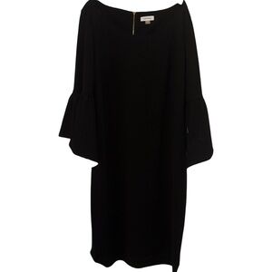 Calvin Klein Black Bell Sleeve Dress